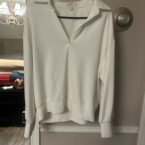 Kut from the Kloth Crisp White Blouse